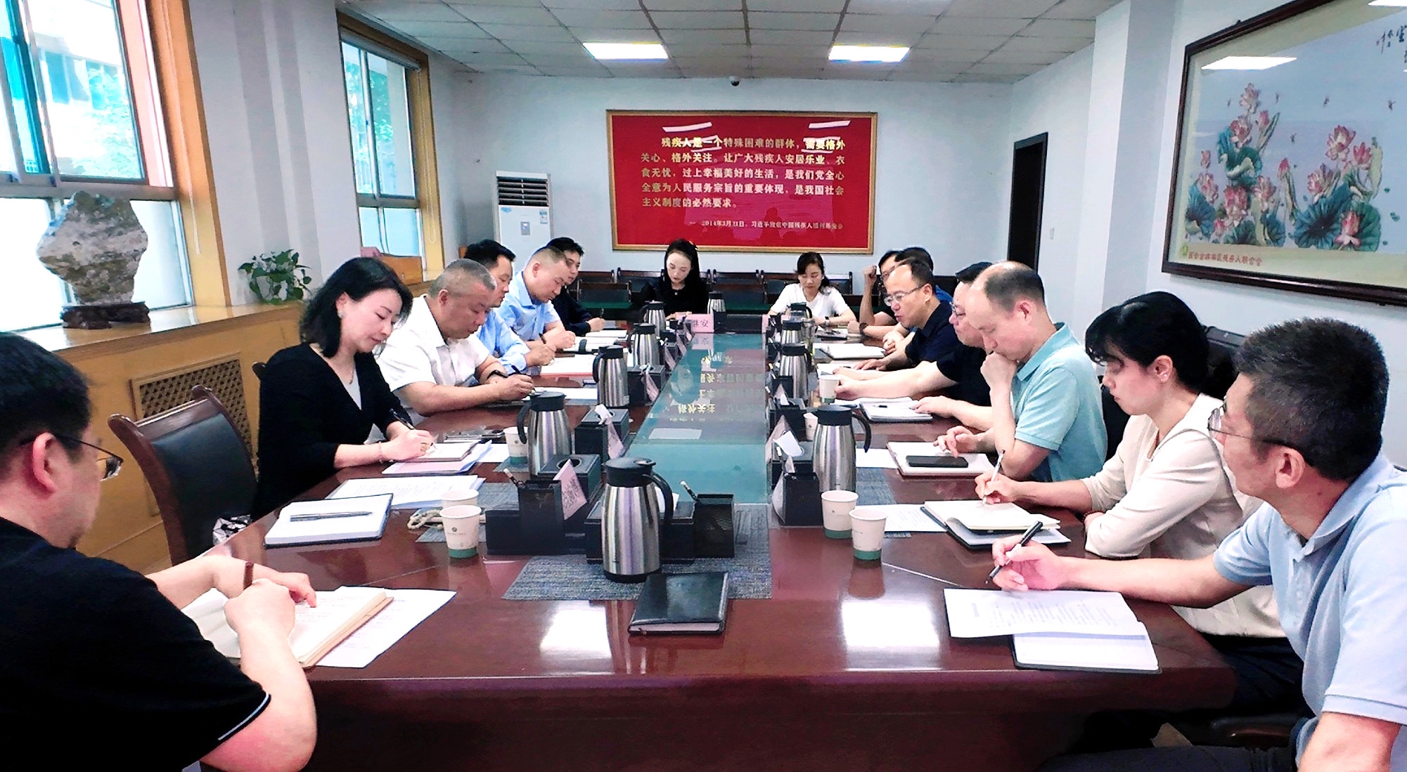 強(qiáng)盛一行赴西安市殘疾人聯(lián)合會(huì)開(kāi)展專(zhuān)題調(diào)研——共商殘疾人康復(fù)養(yǎng)老事業(yè)發(fā)展，探索科技助殘服務(wù)新模式