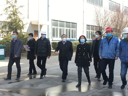 【陜重有限】市國資委巡視員許一雙一行檢查、指導(dǎo)陜重公司疫情防控工作